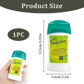 Tattoo Transfer Cream Gel, Tattoo Stencil Gel for Old & New Tattoos, Color Enhancing, Long-Lasting, Safe, Irritation-Free, Rotary Telescopic Dispenser for Precise Application, Natural Ingredients