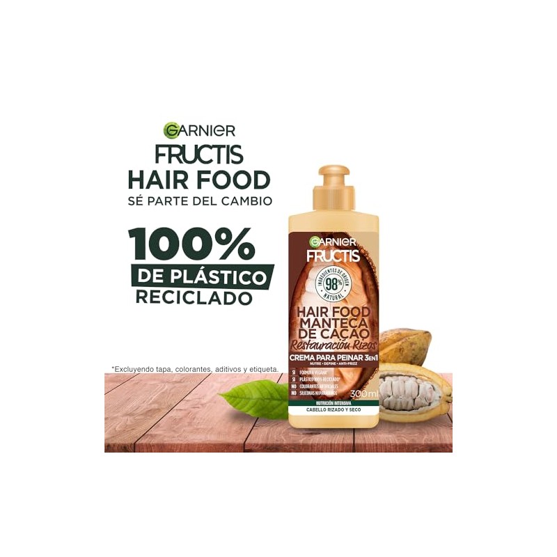 Garnier Fructis Hair Food Manteca de Cacao Crema para Peinar