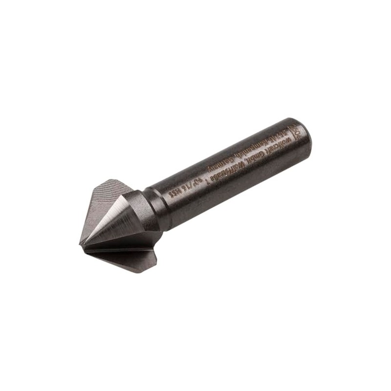 wolfcraft Conical Countersink, HSS, Ø 16 mm, Round Shank I