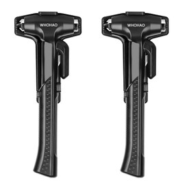 Emergency Escape Hammer, Set of 2, 3 in 1 Car Hammer, Window Break and Seat Belt Cutter - Quickly Break Car Window in Emergencies, Seat Belt Cutter, Auto and Home Rescue Hammer Heavy Duty & Durable -