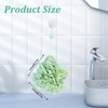 Fidqiog 2 Pcs Loofah, 2 In 1 Bath Sponge for
