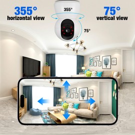 Douevo Home Security Camera System, Security Alarm Device, Supports Two-Way Intercom 2.5K HD Camera with Local/Cloud Storage, Smart Integration with Sensors and Motion Alarm(Kit 1)