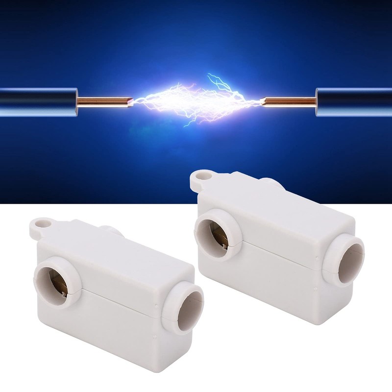 2 Pcs Quick Solderless Wire Splice Connector, 1 in 2