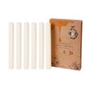 olorvela Beeswax Candles Handmade Taper Candles 6Pack 10" Hand-Rolled Candlesticks Made of 100% Pure Beeswax Natural Scent Beeswax Tapers(Cream)