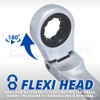 Dunnet Tools Flexi Ratchet Wrench Stubby Metric 5 Pieces Automotive