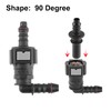 X AUTOHAUX 9.49mm to 8mm 90 Degree Car Fuel Hose