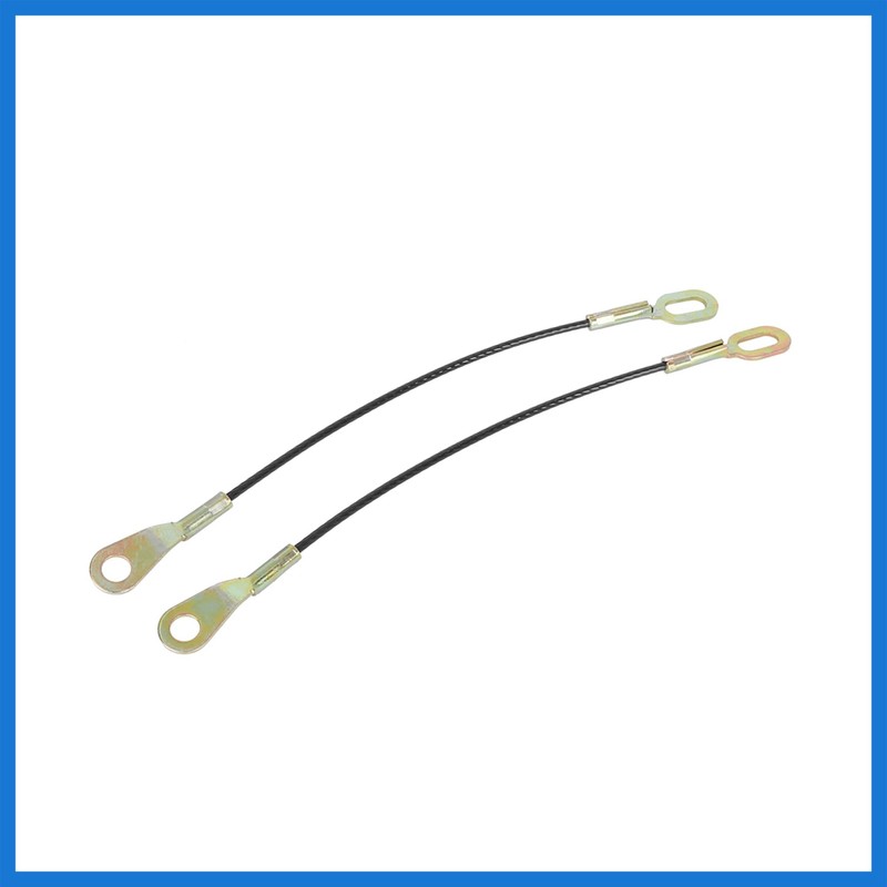 VekAuto 2x Tailgate Wire Cable Strap Lift Support Cable for