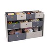 Humble Crew Toy Storage Organizer with 9 Removable Fabric Bins,