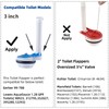G99788 3-Inch Toilet Flapper Replacement Compatible with Gerber Toilet Part