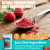 Premium Freeze Dried Raspberry Powder 5.29oz (150g),No Added Sugar |