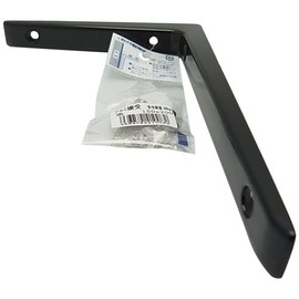 KG Wai Industrial Aluminum Shelf Bracket, 150X200, Black