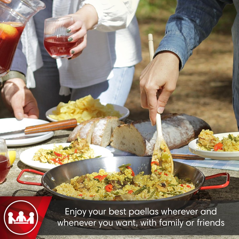 MAGEFESA 9" Carbon Steel Paella Pan – 23 cm -
