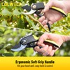 Colwelt Garden Secateurs, Ergonomic Professional Bypass Pruning Shears with Non-Stick