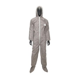 PIP POSIWEAR M3 Gray Coverall, Elastic (C3909/XL)