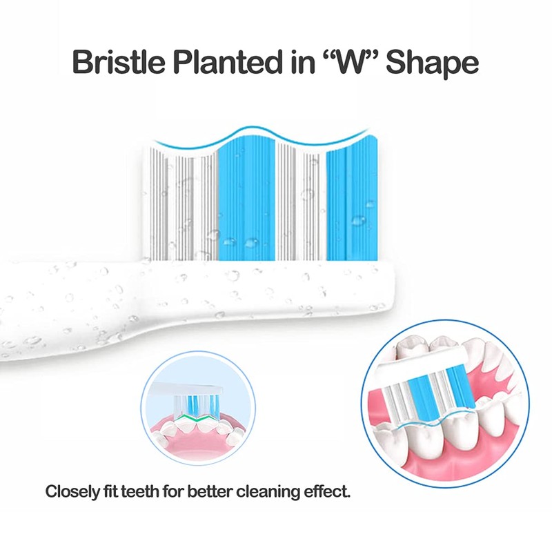 Compatible with TEETHEORY Electric Toothbrush Replacement Heads, for TEETHEORY Electric