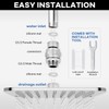 Shower Head Swivel Ball Adapter, Shower Connector Ball Joint, Solid