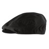 Morehats Plain Newsboy Cap Gatsby Golf Hat - Black (Large)