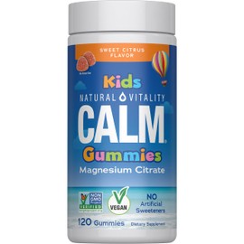 NATURAL VITALITY Sweet Citrus Calm, gomitas para niños, 120 unidades