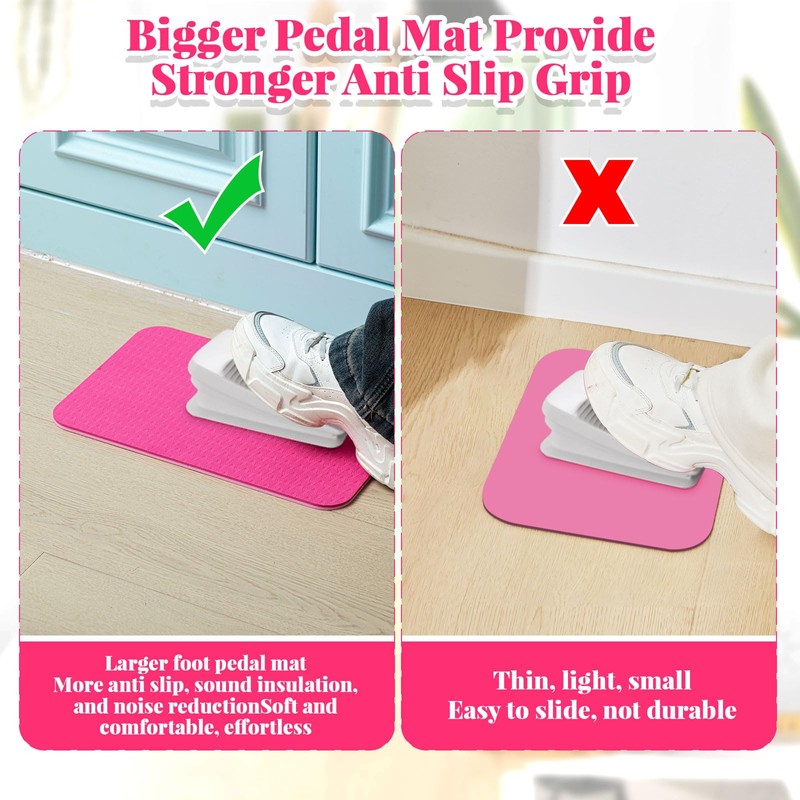 Drydiet 3 Pcs Sewing Machine Muffling Mat Sewing Machine Pedal