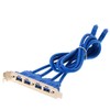 DeLOCK Bracket 4x USB3.0A ext -> 2x Pinheader 19pin int,