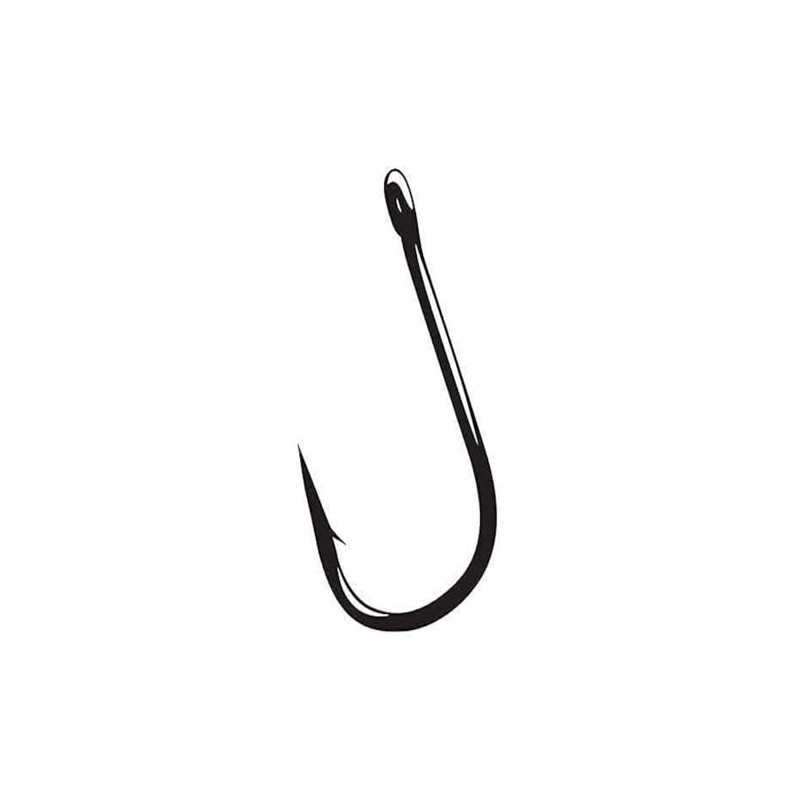Gamakatsu 25 Pack Open Eye Siwash Hook (Nickel, 2/0)