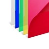 Staples Poly Project Jackets, Letter Size, Assorted Colors, 5-Pack –