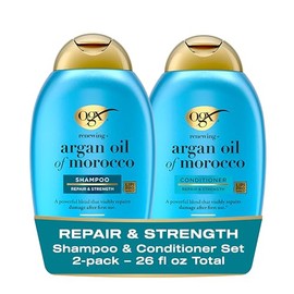 OGX Extra Strength Hydrate & Repair + Argan Oil of Marruecos - Juego de champú y acondicionador, 13 onzas líquidas (paquete de 2)