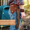 14.7" Hatchet, Camping Hatchet with 1065 Carbon Steel & Wooden