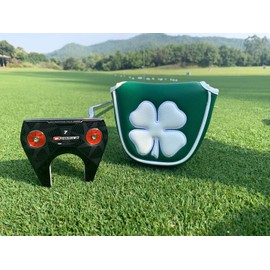 Golf Putter Headcover,Golf Putter Cover PU Leather Putter Headcover for Blade Golf Putter Cover Mallet Golf Head Cover Putter Blade Mallet Putter Head Cover Magnetic Closure (Green)
