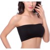 Hoerev Bra Tube Top Bandeau Style Removable Padding Bra Seamless