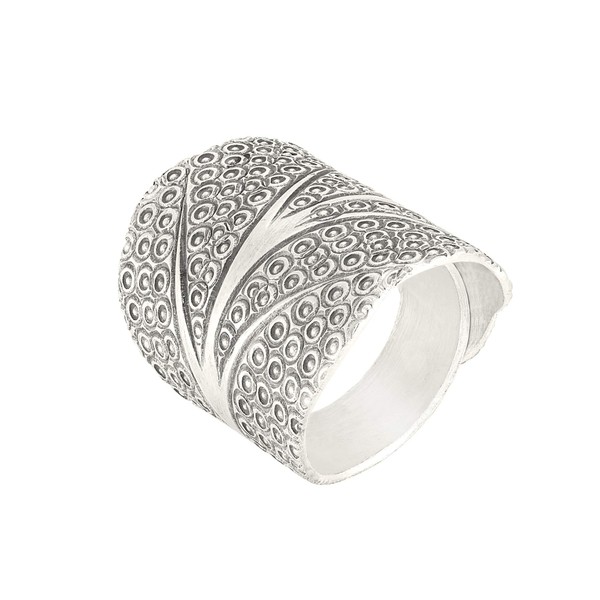 81stgeneration Women's 999 Fine Silver Karen Hill Tribe Wide Tree