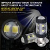 YCY 2Pcs 6000K White H6M LED Headlights For Yamaha YFZ450R