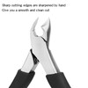 Wide foot nail clippers for thick foot nails or growing