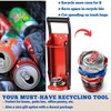 MinliGUY Aluminum Can Crusher, Heavy Duty Can Crusher Wall Mounted,