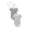 Petit Bateau Unisex Babies’Short Sleeve Striped Body (Pack of 3)