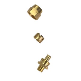 Generic Air Brake Fittings for Rubber Tube,3/8" Hose ID x 3/8" Pipe Thread Male Connector(Pack of 1).