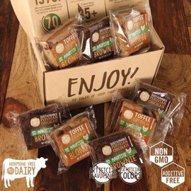 Sweet Street Toffee Crunch Blondie & Peruvian Brownie Variety (4 Toffee Crunch Manifesto Blondie, 4 Peruvian Chocolate Manifesto Brownie)