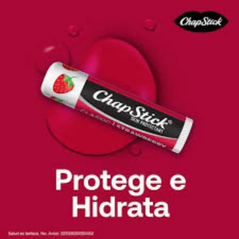 Bálsamo Labial Chap Stick Fresa 4 Gr