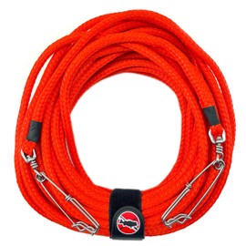 SPEARFISHING WORLD 3/8" Foam Filled Diamond Braid Polypropylene Float Line for Spearfishing and Water Sports (Orange, 60FT)