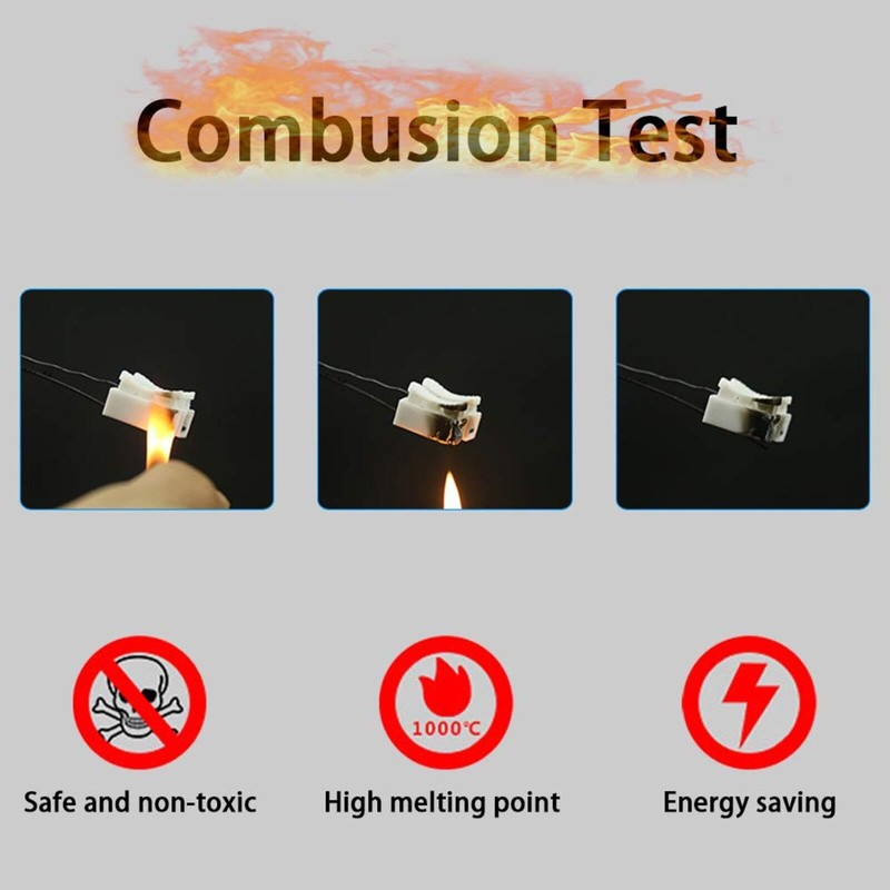 30pcs White No Solding Welding Quick Cable Wire Connector No