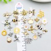 Wasise Bee Charms - 25PCS Bee Charms for Crafting, Cute