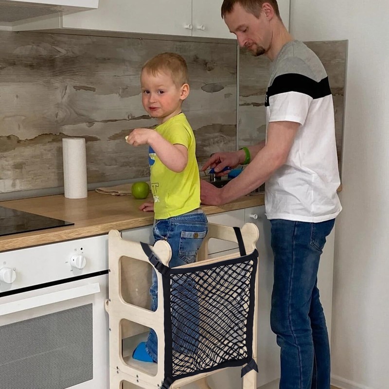 XGKHOM Toddler Tower Safety Net, Toddler Learning Tower Safety Net