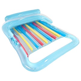 4E's Novelty 2 Person Inflatable Pool Lounger Float for Two Adults with Phone & Cup Holders - Extra Large Heavy Duty Beach Floats, Tanning Pool Rafts, Double Lake Floaties Floating Mat