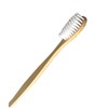 Gatuida 4pcs Biodegradable Bamboo Toothbrushes with Ergonomic Handle for Adults