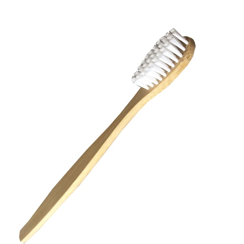 Gatuida 4pcs Biodegradable Bamboo Toothbrushes with Ergonomic Handle for Adults