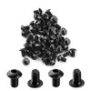 MroMax 50Pcs M4 x 6mm Button Head Socket Cap Bolts