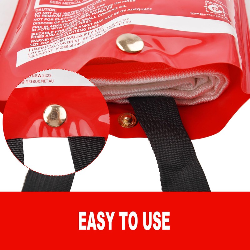 TOPEX 1.0m x 1.0m Fire Blanket Emergency Fire Blanket Home