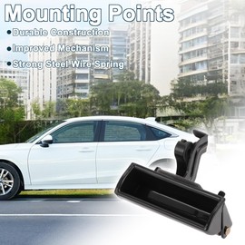 TUCKBOLD Tailgate Handle Bezel for Honda Civic Durable | Exterior Tailgate Door Handle Black 1 Pc for Honda Fit