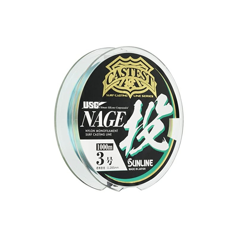 SUNLINE Nylon Line CASTEST Throw, 1,000m Single Item, No. 3,