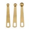 18PCS Measuring Cup Stainless Steel Gold Coffee Spoon Cup Set